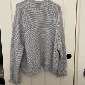 Cozy Gray Knit Sweater